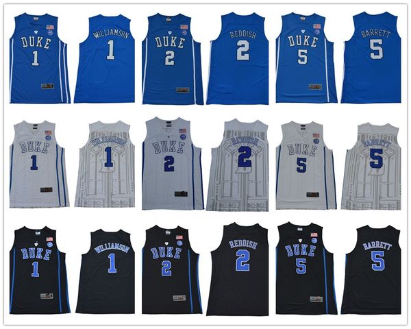 mens ncaa 1 zion williamson duke blue devils college jersey 5 r.j. rj barrett 2 reddish 1 kyrie irving basketball jerseys blue white black
mens ncaa 1 zion williamson duke blue devils college jersey 5 r.j. rj barrett 2 reddish 1 kyrie irving basketball jerseys blue white black