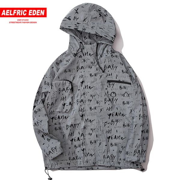 aelfric eden reflective letter print hooded jackets fashion streetwear casual patchwork pocket harajuku hip hop male coats, Black;brown
aelfric eden reflective letter print hooded jackets fashion streetwear casual patchwork pocket harajuku hip hop male coats, Black;brown