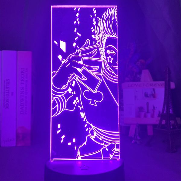 acrylic 3d night light led color changing nightlight for kids bedroom decoration light anime hunter x hunter hisoka lamp gift
acrylic 3d night light led color changing nightlight for kids bedroom decoration light anime hunter x hunter hisoka lamp gift