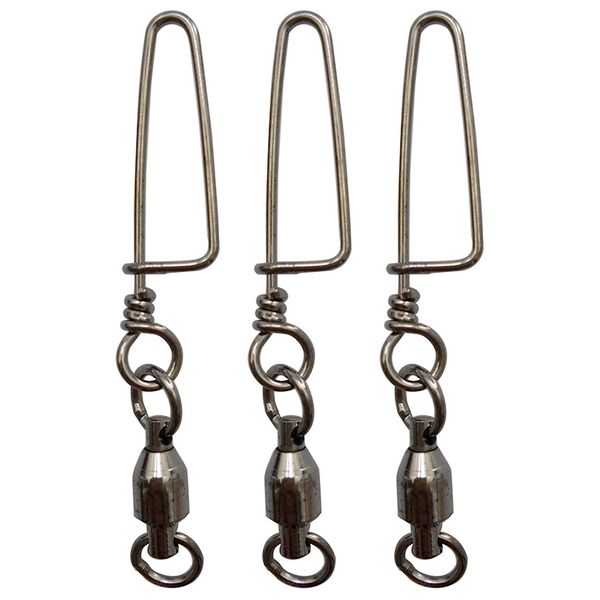 10pcs ball bearing fishing swivel with coastlock snap ball bearing swivels hard fishing lures connector size 1 2 3 4 5 6 7 8
10pcs ball bearing fishing swivel with coastlock snap ball bearing swivels hard fishing lures connector size 1 2 3 4 5 6 7 8