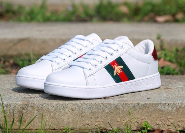 2019 Ace Sneakers Embroidery Small Bee Small White Shoes Fashion Designers Loafers Shoes Men Women Low Cut Casual Flat Shoes 36-44
2019 Ace Sneakers Embroidery Small Bee Small White Shoes Fashion Designers Loafers Shoes Men Women Low Cut Casual Flat Shoes 36-44