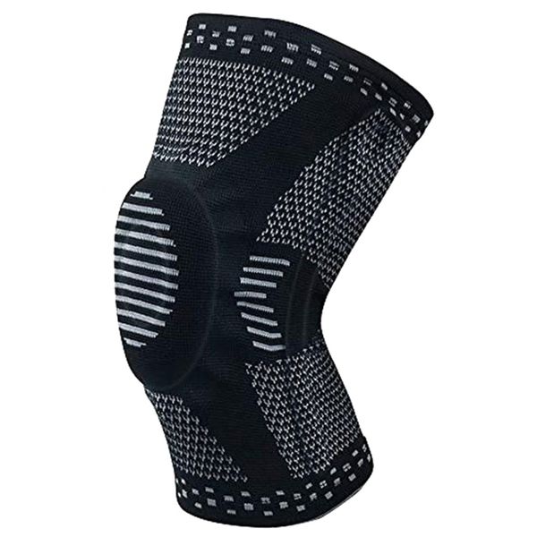поддержка 3d колено поддержки коленной knee brace protector силиконовая весна pad спорт трикотажные compression упругие рукава, Black;gray
поддержка 3d колено поддержки коленной knee brace protector силиконовая весна pad спорт трикотажные compression упругие рукава, Black;gray