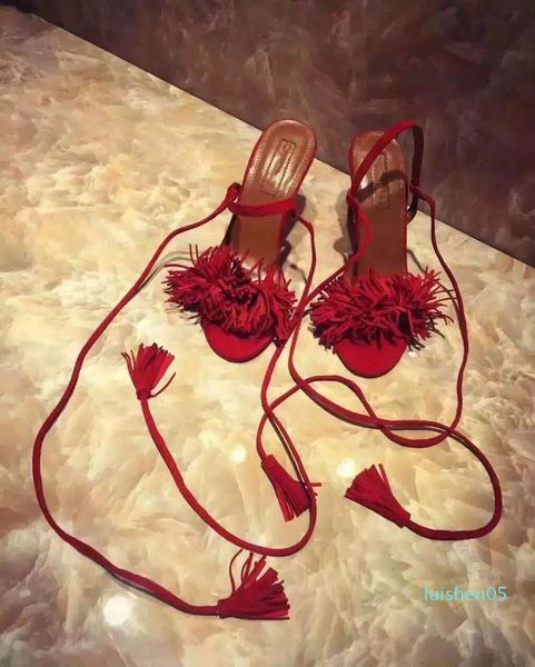 2020 women's brand fashion wild thing suede leather high heels sandals.tassel strap high heel tassel sandals party pumpswe03, Black
2020 women's brand fashion wild thing suede leather high heels sandals.tassel strap high heel tassel sandals party pumpswe03, Black