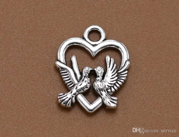 100pcs lot 18.5*15mm antique silver the dove of peace charms pendant diy jewelry findings components charms 2017 sale, Bronze;silver
100pcs lot 18.5*15mm antique silver the dove of peace charms pendant diy jewelry findings components charms 2017 sale, Bronze;silver