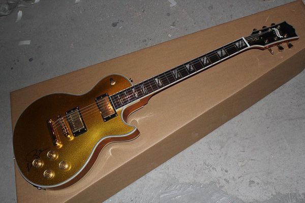 earth inlay the artist signature lp gold electric guitar with golden hardware in stock
earth inlay the artist signature lp gold electric guitar with golden hardware in stock