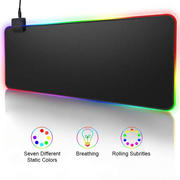 90 * 40см RGB Gaming Mouse Pad Компьютер Коврик Большой коврик для мыши Big Gamer XXL стол Mouse Mat Led Mau
90 * 40см RGB Gaming Mouse Pad Компьютер Коврик Большой коврик для мыши Big Gamer XXL стол Mouse Mat Led Mau