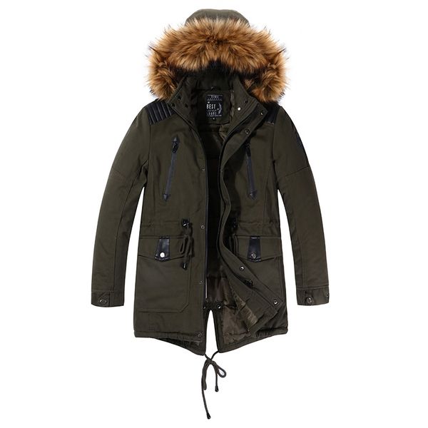 winter parka jacket men fashion hooded fur collar mid-long winter coat men windbreaker warm parka coat, Tan;black
winter parka jacket men fashion hooded fur collar mid-long winter coat men windbreaker warm parka coat, Tan;black