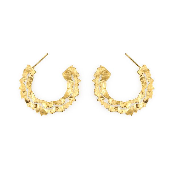 irregular hoop earrings concave convex surface design elegant womens earrings party jewelry, Golden;silver
irregular hoop earrings concave convex surface design elegant womens earrings party jewelry, Golden;silver