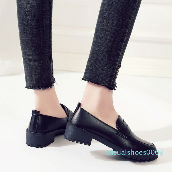 2020 квартиры нового способа oxfords brogue вскользь кожаные ботинки студентов скольжение на платформе обувь женщина квадратные каблуки женщ, Black
2020 квартиры нового способа oxfords brogue вскользь кожаные ботинки студентов скольжение на платформе обувь женщина квадратные каблуки женщ, Black
