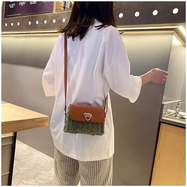 new stereoscopic straw braided ox nose ring fashionable single shoulder slanting lady bag in 2019
new stereoscopic straw braided ox nose ring fashionable single shoulder slanting lady bag in 2019