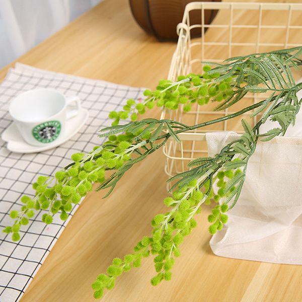 1pc artificial flower plastic fake flowers acacia bean diy home simulation plant decor materials
1pc artificial flower plastic fake flowers acacia bean diy home simulation plant decor materials