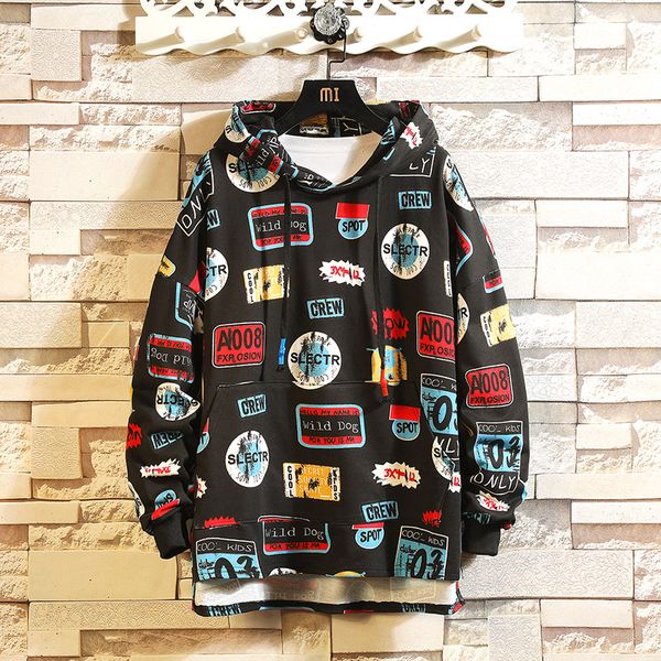 dropshipping autumn 2019 men korean fashion print pullover mens mens streetwear sweatshirt oversized hooded sweatshirt, Black
dropshipping autumn 2019 men korean fashion print pullover mens mens streetwear sweatshirt oversized hooded sweatshirt, Black