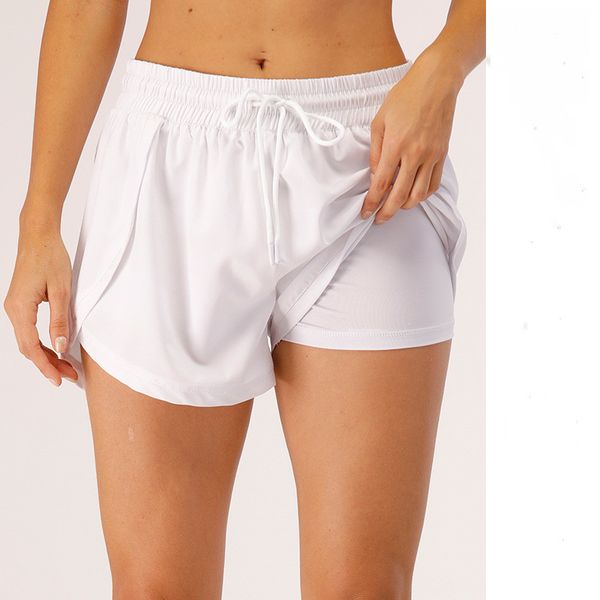 running shorts summer women sport short double layer quickly dry sweatpant jogger fitness gym workout casual athletic activewear, Black;blue
running shorts summer women sport short double layer quickly dry sweatpant jogger fitness gym workout casual athletic activewear, Black;blue