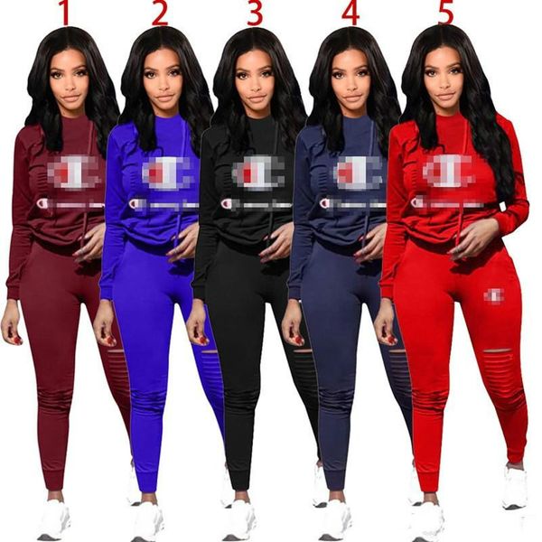 champions women 2 piece set fitness running sportswear sweatsuit tracksuit ripped print shirt hoodies bodycon leggings pants plus size, Gray
champions women 2 piece set fitness running sportswear sweatsuit tracksuit ripped print shirt hoodies bodycon leggings pants plus size, Gray