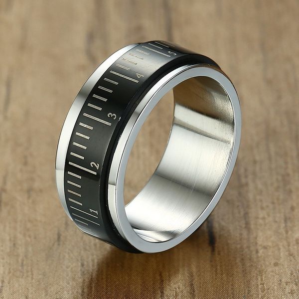wholesale fidget spinner ring stainless steel black 8mm ruler spinning biker men rings anxiety worry, Golden;silver
wholesale fidget spinner ring stainless steel black 8mm ruler spinning biker men rings anxiety worry, Golden;silver