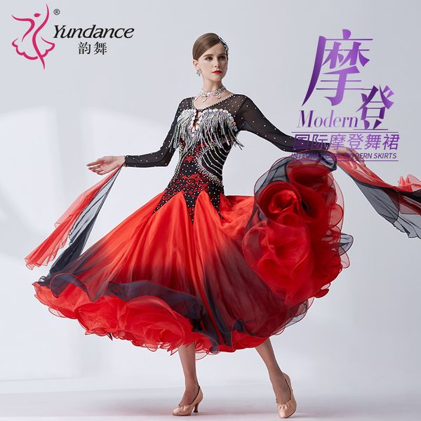 новый национальный стандарт современной танцевальной одежды big pendulum dress practice clothing ballroom dancing waltz-b-19492, Black;red
новый национальный стандарт современной танцевальной одежды big pendulum dress practice clothing ballroom dancing waltz-b-19492, Black;red