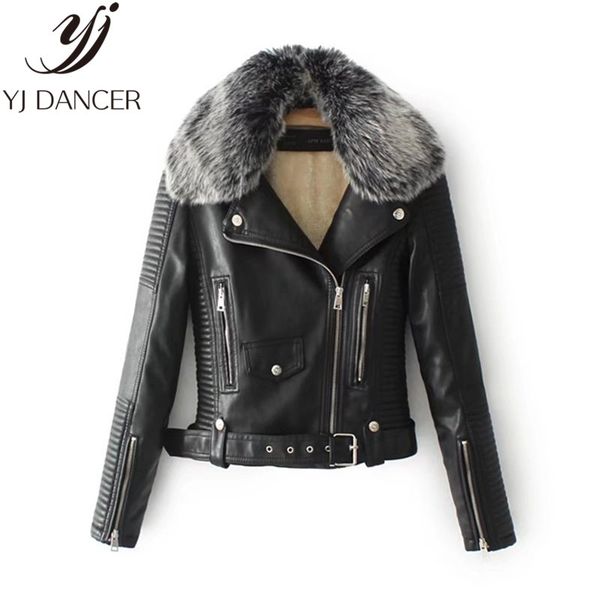 winter new plus size fashion women warm cashmere coat hair collar slim leather clothing thick pu leather jacket woman ljj0240, Black
winter new plus size fashion women warm cashmere coat hair collar slim leather clothing thick pu leather jacket woman ljj0240, Black