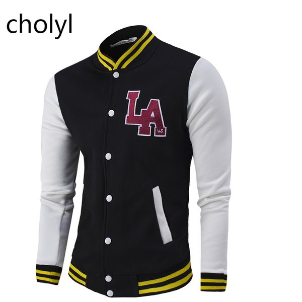2017 cholyl baseball jacket menmens casual classic simple design student jackets man varsity jacket, Black;brown
2017 cholyl baseball jacket menmens casual classic simple design student jackets man varsity jacket, Black;brown
