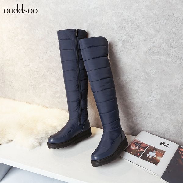 fashion over the knee women boots russia keep warm comfortable winter snow boots black down russia botas ladies plus size 35-44
fashion over the knee women boots russia keep warm comfortable winter snow boots black down russia botas ladies plus size 35-44