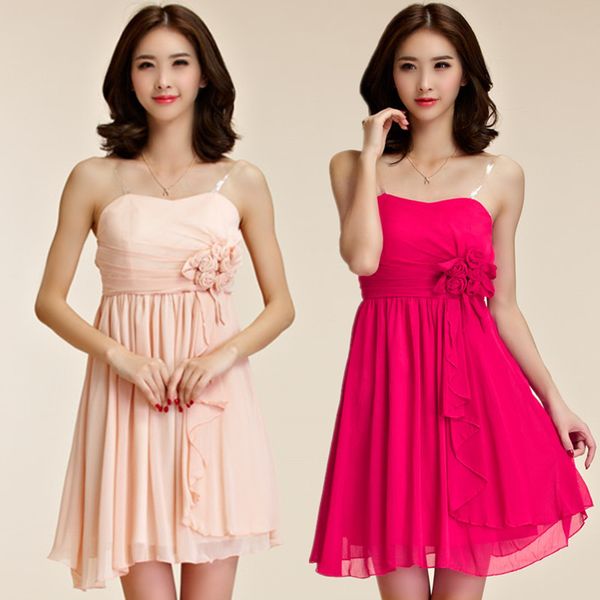 big size l~3xl sexywedding sweetheat flower ruffles elastic waist special occasion clothing ladies women large short party dress, Black;pink
big size l~3xl sexywedding sweetheat flower ruffles elastic waist special occasion clothing ladies women large short party dress, Black;pink
