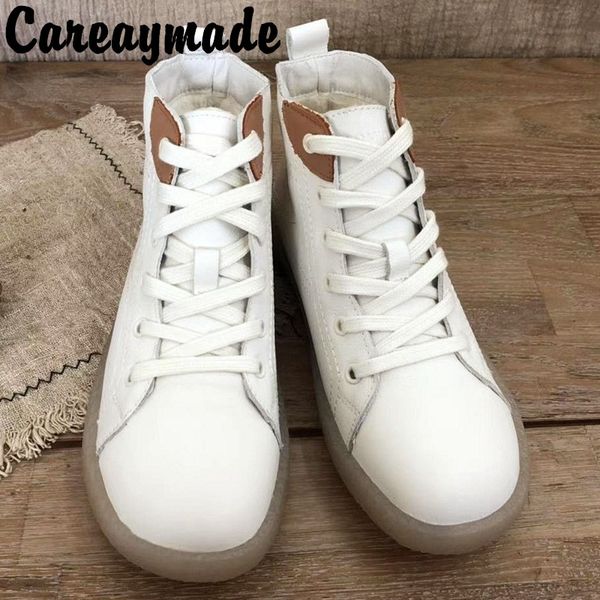 careaymade-autumn&winter college style korean casual leather high soft leather round head lace up plush warm boots, Black
careaymade-autumn&winter college style korean casual leather high soft leather round head lace up plush warm boots, Black