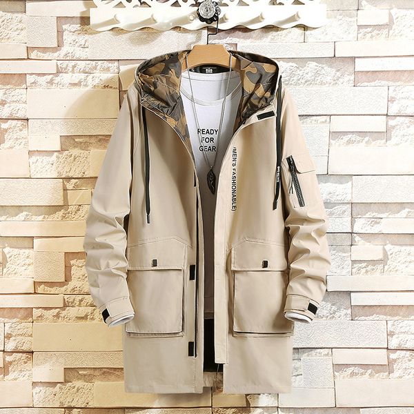 2019 new style coat men's plus-sized code spring and autumn casual men's wear loose-fit workwear mid-length stylish loose wear j, Tan;black
2019 new style coat men's plus-sized code spring and autumn casual men's wear loose-fit workwear mid-length stylish loose wear j, Tan;black
