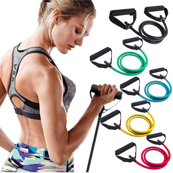 fitness elastic tube resistance bands with foam handles pilates tensile expander workout pull rope crossfit strength training
fitness elastic tube resistance bands with foam handles pilates tensile expander workout pull rope crossfit strength training