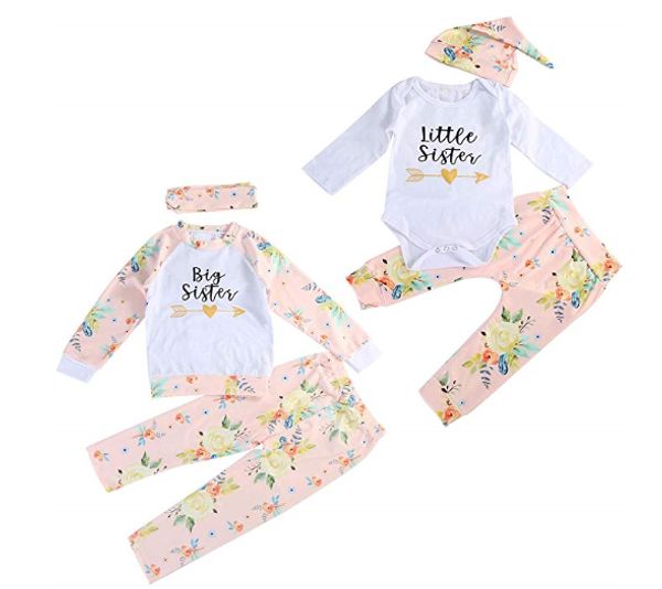 infant toddler girls matching outfits sisters pants headband/hat set little girl clothes set, White
infant toddler girls matching outfits sisters pants headband/hat set little girl clothes set, White