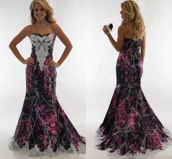 Vintage Camo Bohemian Mermaid Wedding Dresses 2019 Sweetheart Lace Applique Muddy Girl Camouflage Western Country Wedding Gown
Vintage Camo Bohemian Mermaid Wedding Dresses 2019 Sweetheart Lace Applique Muddy Girl Camouflage Western Country Wedding Gown