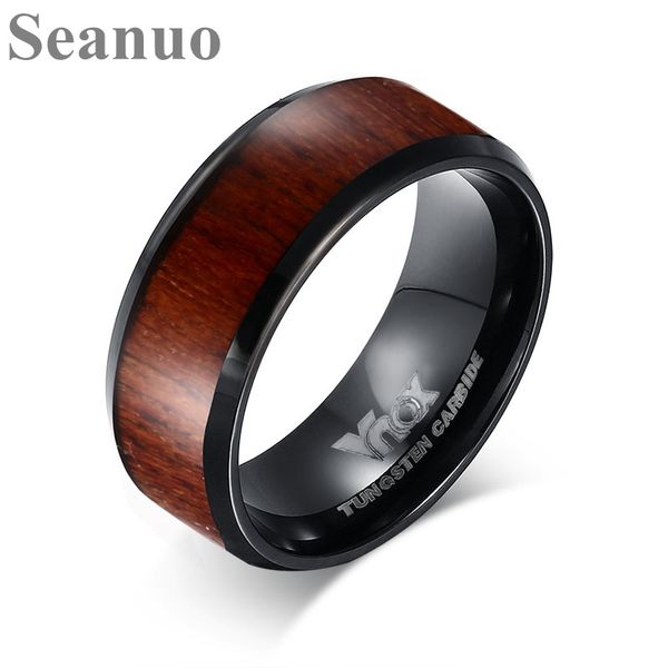 seanuo mens wedding rings tungsten carbide rings engagement wood design wholesale, Silver
seanuo mens wedding rings tungsten carbide rings engagement wood design wholesale, Silver