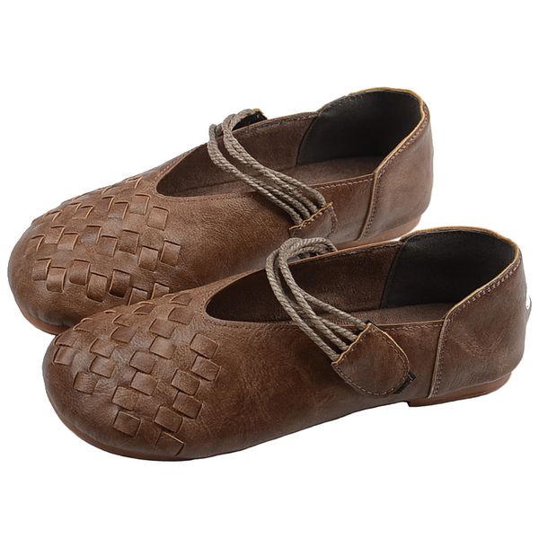 mori single shoes spring autumn flats soft bottom women's shoes literary casual peas handmade weaving students, Black
mori single shoes spring autumn flats soft bottom women's shoes literary casual peas handmade weaving students, Black