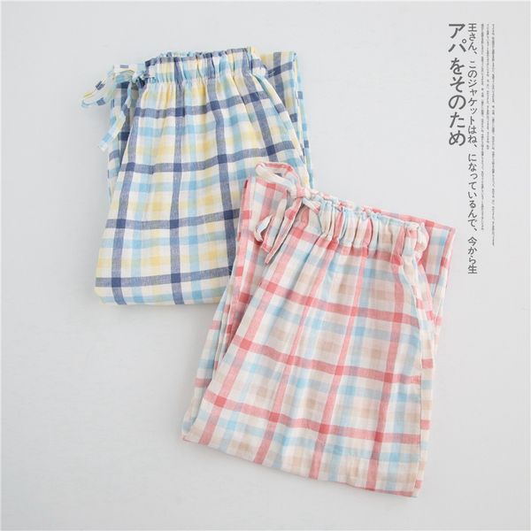 spring summer new cotton lounge wear women bottom elastic plaid pajama pants sleepwear trouser pijama femme, Black;red
spring summer new cotton lounge wear women bottom elastic plaid pajama pants sleepwear trouser pijama femme, Black;red