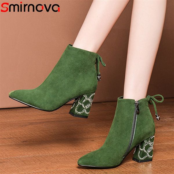 smirnova new arrival 2020 autumn boots for lady high heels boots kid suede shoes black wholesale women's ankle
smirnova new arrival 2020 autumn boots for lady high heels boots kid suede shoes black wholesale women's ankle