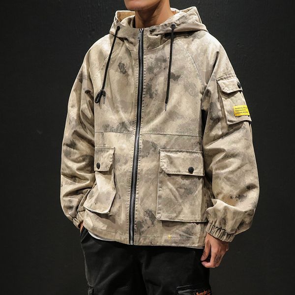cargo jacket men camouflage hooded hip hop jacket coat man streetwear casual fashion autumn chaquetas hombre size m-5xl, Black;brown
cargo jacket men camouflage hooded hip hop jacket coat man streetwear casual fashion autumn chaquetas hombre size m-5xl, Black;brown