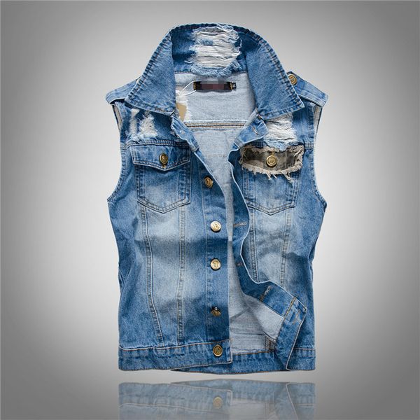 the new 2020 men's clothing of cultivate one's morality cowboy ma3 jia3 leisure vest hole in cloth vest, Black;white
the new 2020 men's clothing of cultivate one's morality cowboy ma3 jia3 leisure vest hole in cloth vest, Black;white
