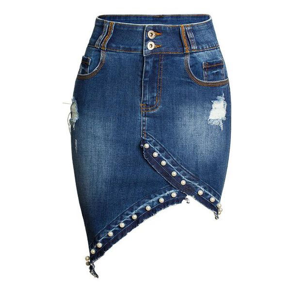 plus size jeans skirt 3xl high waist stretch irregular hem pearls bodycon mini denim skirts streetwear casual skirt jupe femme, Black
plus size jeans skirt 3xl high waist stretch irregular hem pearls bodycon mini denim skirts streetwear casual skirt jupe femme, Black