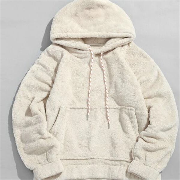 men's hoodies & sweatshirts lamb wool sweatershirt streetwear fashion teddy fleece velvet autumn winter solid color pullover hooded lar, Black
men's hoodies & sweatshirts lamb wool sweatershirt streetwear fashion teddy fleece velvet autumn winter solid color pullover hooded lar, Black