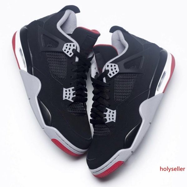 4 bred black red new 2019 released factory version 4s basketball shoes mens trainers suede sneakers with
4 bred black red new 2019 released factory version 4s basketball shoes mens trainers suede sneakers with