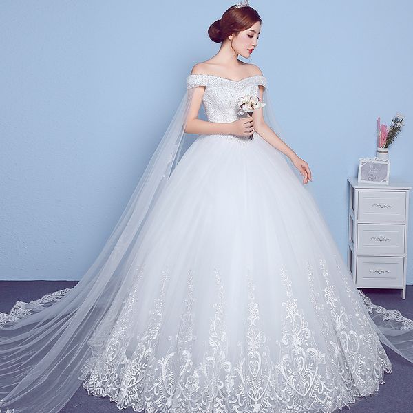 Women Sexy Gorgeous Off Shoulder Lace Up Wedding Dresses Bride Dresses Ball Gowns
Women Sexy Gorgeous Off Shoulder Lace Up Wedding Dresses Bride Dresses Ball Gowns