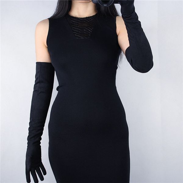 2020 new suede long gloves 60cm black matte frosted sanding suede emulation leather sheepskin female gloves wjp15, Blue;gray
2020 new suede long gloves 60cm black matte frosted sanding suede emulation leather sheepskin female gloves wjp15, Blue;gray