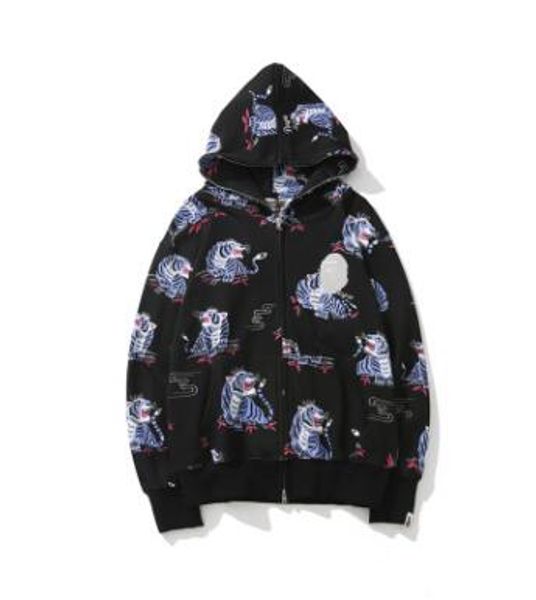 19fw fashion stylist classic brand women/men's tiger printing hooded zipper sweatshirt fashion outdoor sport outerwear, Black
19fw fashion stylist classic brand women/men's tiger printing hooded zipper sweatshirt fashion outdoor sport outerwear, Black