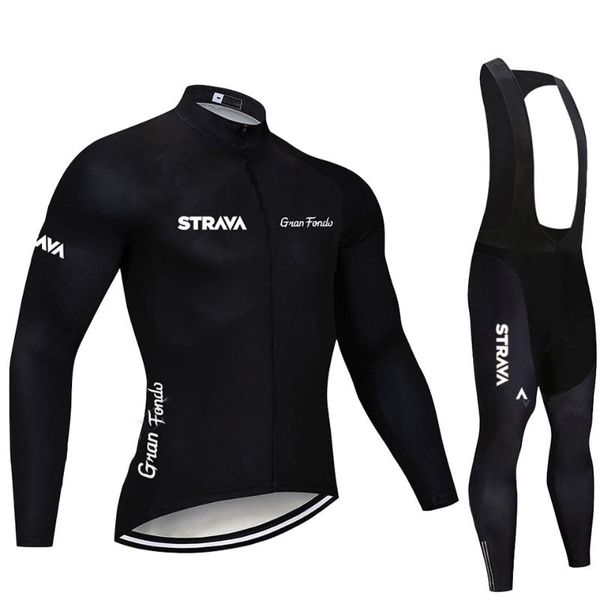 strava pro team long sleeve cycling jersey set bib pants ropa ciclismo bicycle clothing mtb bike jersey uniform men clothes, Black;blue
strava pro team long sleeve cycling jersey set bib pants ropa ciclismo bicycle clothing mtb bike jersey uniform men clothes, Black;blue