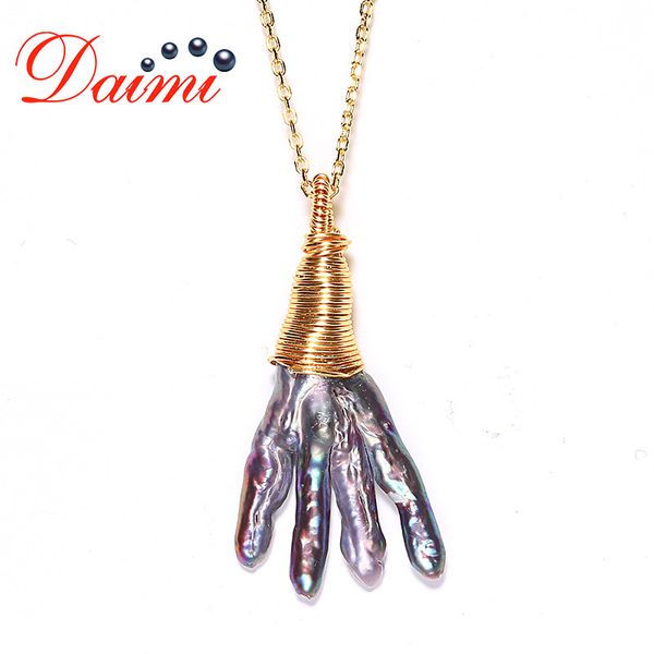 DAIMI Pearl Necklace Unshaped Chicken Claw Pendant Freshwater Pearl Handmade Jewelry Vintage Pendant
DAIMI Pearl Necklace Unshaped Chicken Claw Pendant Freshwater Pearl Handmade Jewelry Vintage Pendant
