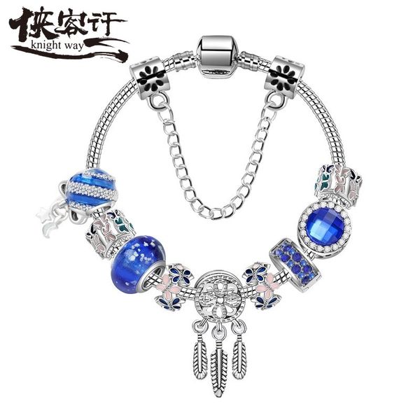 new blue opal beaded bracelet blue crystal glass butterflies surround bracelets, Black
new blue opal beaded bracelet blue crystal glass butterflies surround bracelets, Black