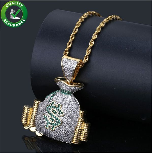 hip hop jewelry iced out pendant luxury designer necklace mens gold chain diamond pandora style charms bling cz money pocket pendants brand, Silver
hip hop jewelry iced out pendant luxury designer necklace mens gold chain diamond pandora style charms bling cz money pocket pendants brand, Silver
