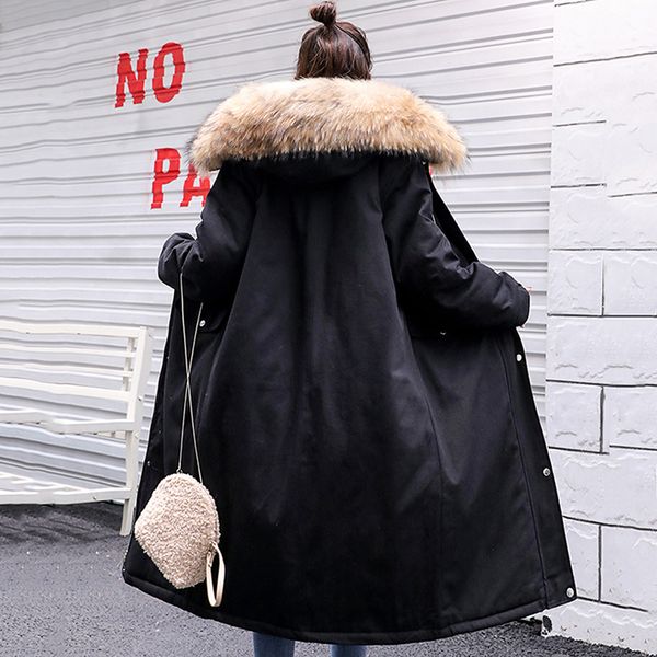korean style 2019 winter jacket women fur collar hooded oversize x-long female coat outwear parka, Tan;black
korean style 2019 winter jacket women fur collar hooded oversize x-long female coat outwear parka, Tan;black