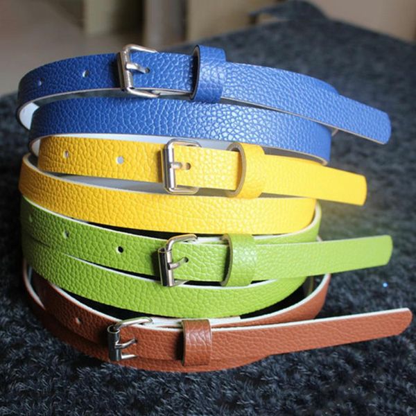 girls women belt thin leather women dress accessories canday color leather waistband metal buckle, Black;brown
girls women belt thin leather women dress accessories canday color leather waistband metal buckle, Black;brown