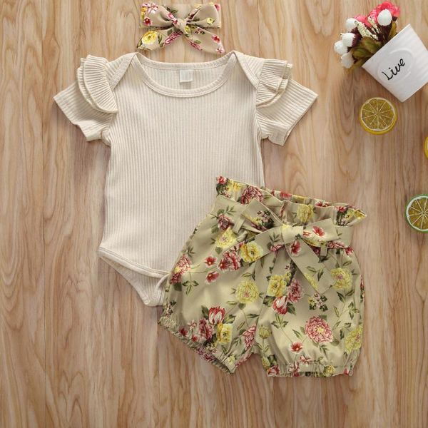 pudcoco newborn baby girl clothes summer solid color short sleeve knitted cotton romper flower print shorts headband 3pcs, White
pudcoco newborn baby girl clothes summer solid color short sleeve knitted cotton romper flower print shorts headband 3pcs, White