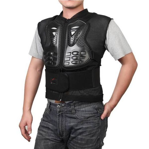 cycling vest sleeveless armor jacket motorcycle racing chest protector gear cycling skate motocross racing body protective guard, Black
cycling vest sleeveless armor jacket motorcycle racing chest protector gear cycling skate motocross racing body protective guard, Black