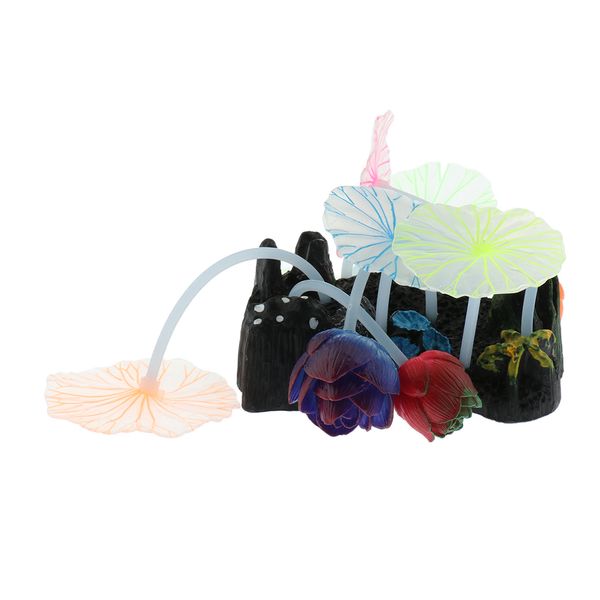fluorescent lotus plant aquarium glow in the dark fish tank ornament decoration
fluorescent lotus plant aquarium glow in the dark fish tank ornament decoration